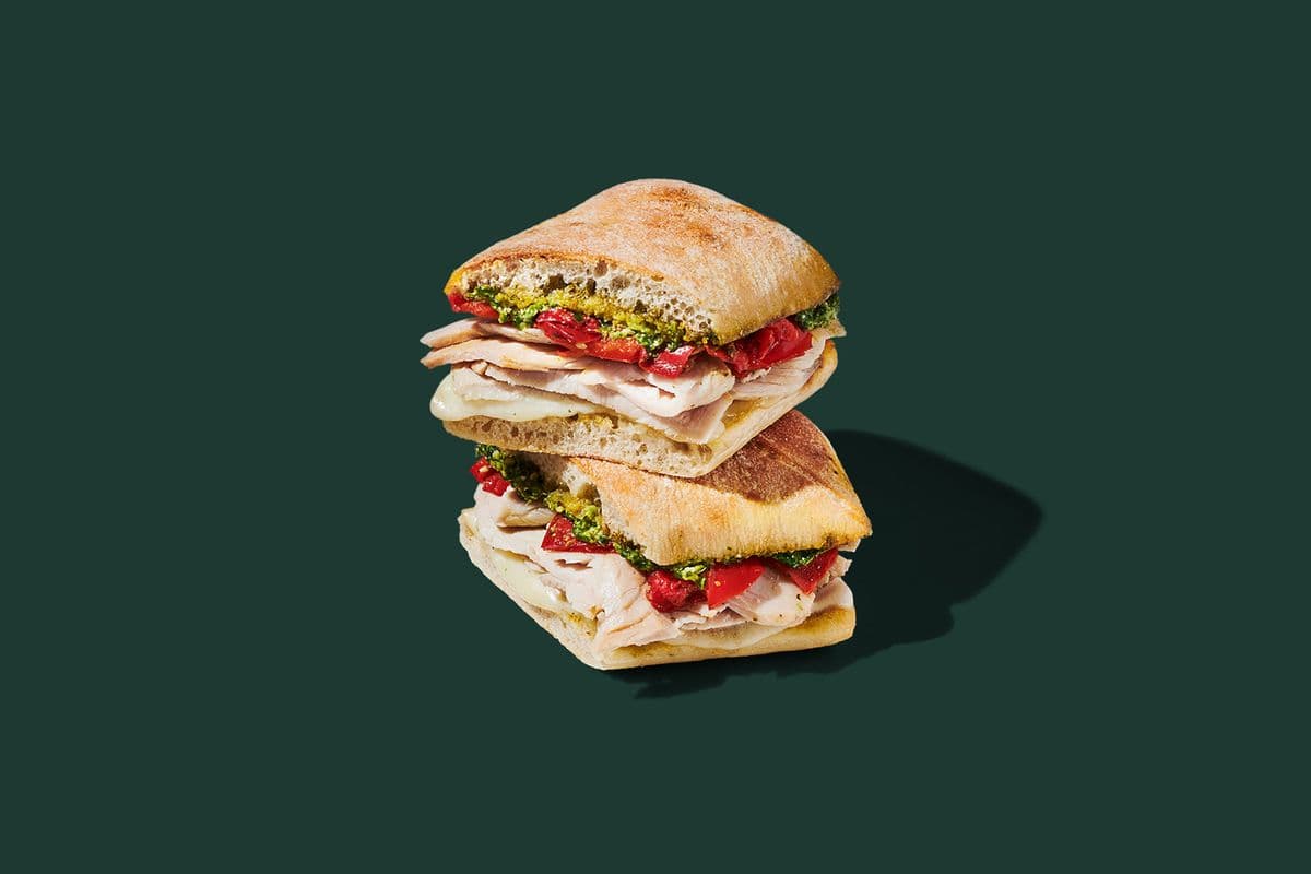Turkey, Provolone & Pesto on Ciabatta