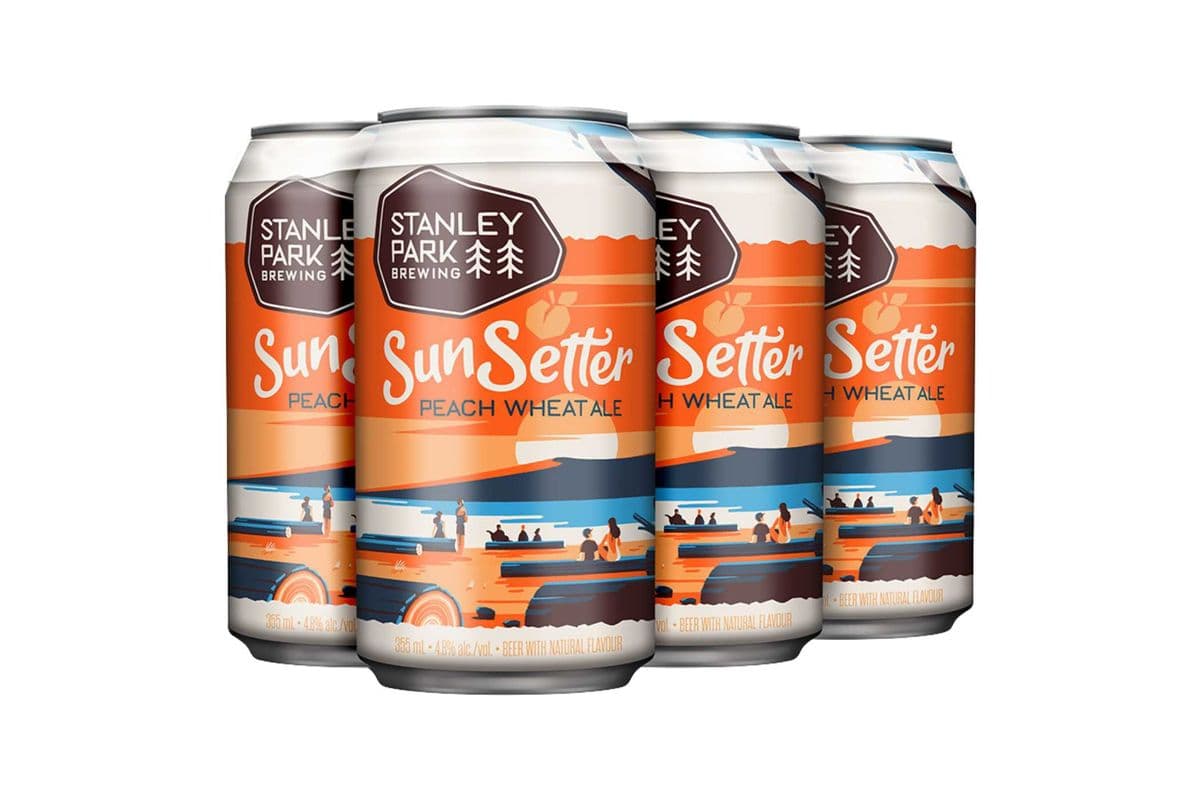 972422 - Stanley Park SunSetter Peach Wheat Ale (6 x 355ml)