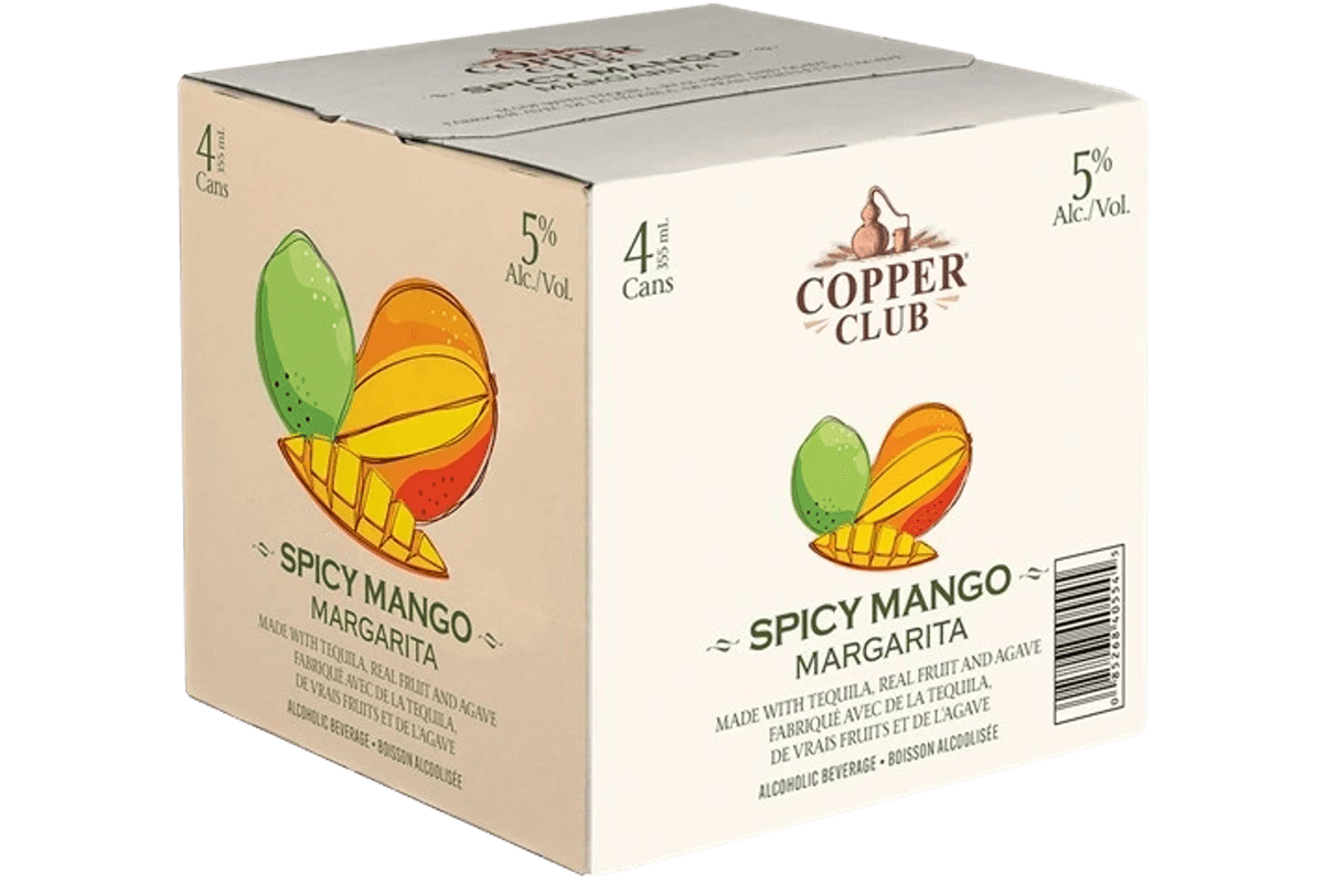Copper Club Spicy Mango Margarita 355ml 4pk Can