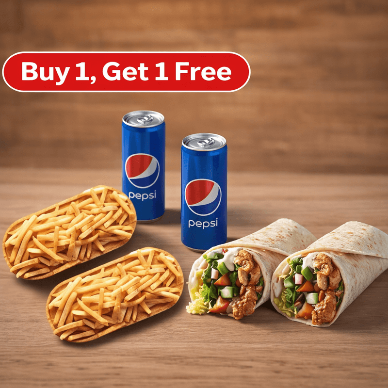 Regular Wrap Bundle with Fries