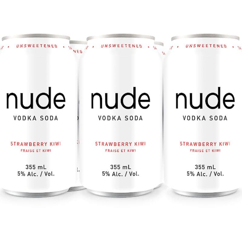 Nude Vodka Strawberry Kiwi (6 Cans) (1 x 355 ML CAN)