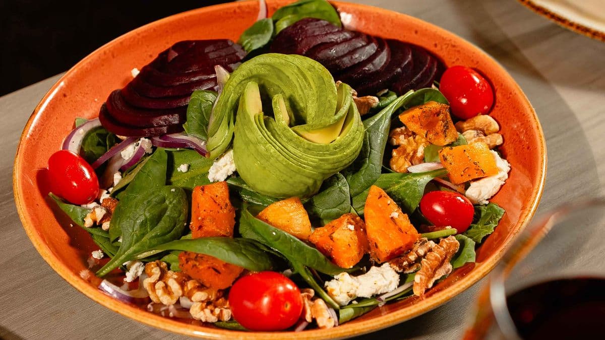 Roasted Squash & Beetroot Salad