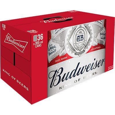 Budweiser Lager, 36 x 355 ml