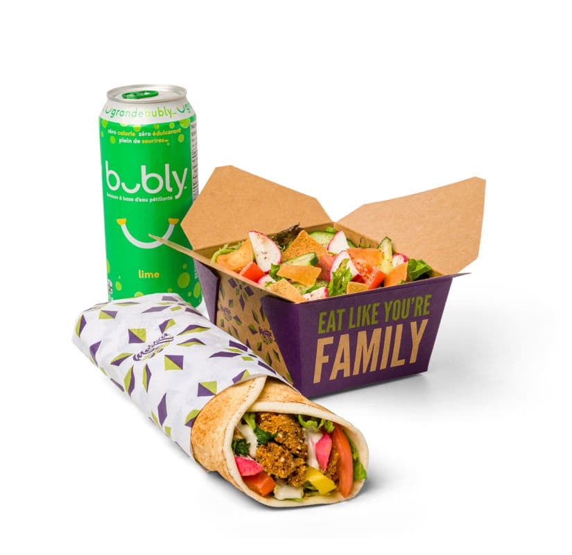 Falafel Wrap Combo