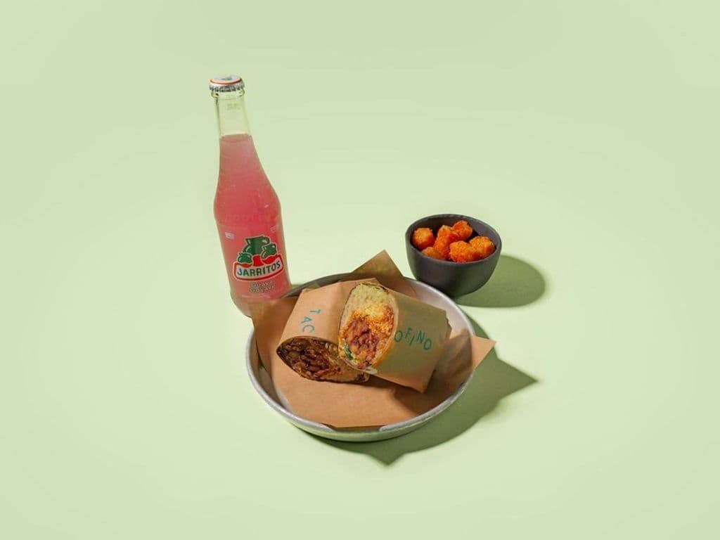 Vegan Chikun Burrito Combo