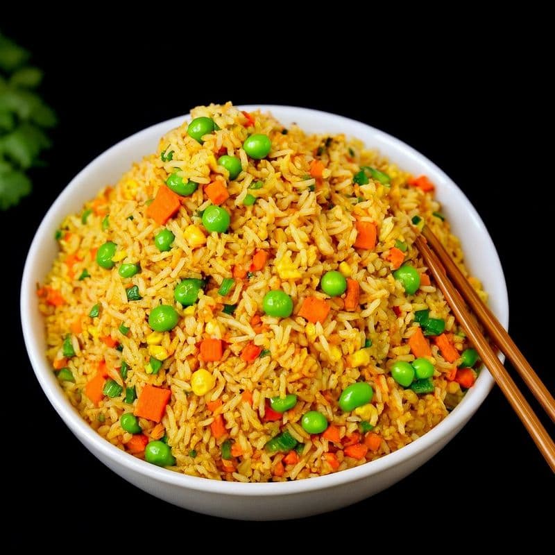 Vegetable Fried Rice / Riz Frit aux Légumes