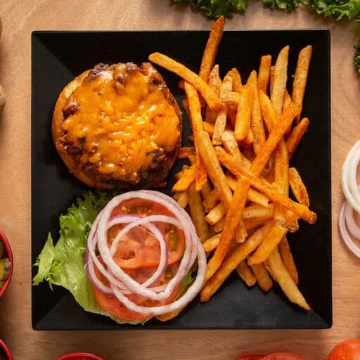The Macho Nacho Burger Combo / The Macho Nacho burger combo