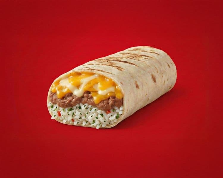 Burrito valeur au fromage, haricots & riz