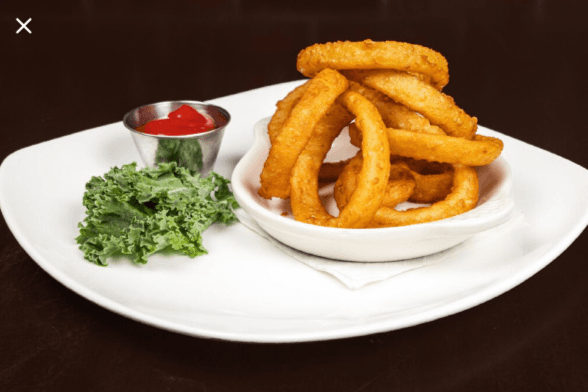 Black and Tan Onion Rings