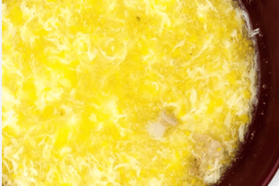 14. Chicken with Sweet Corn Soup