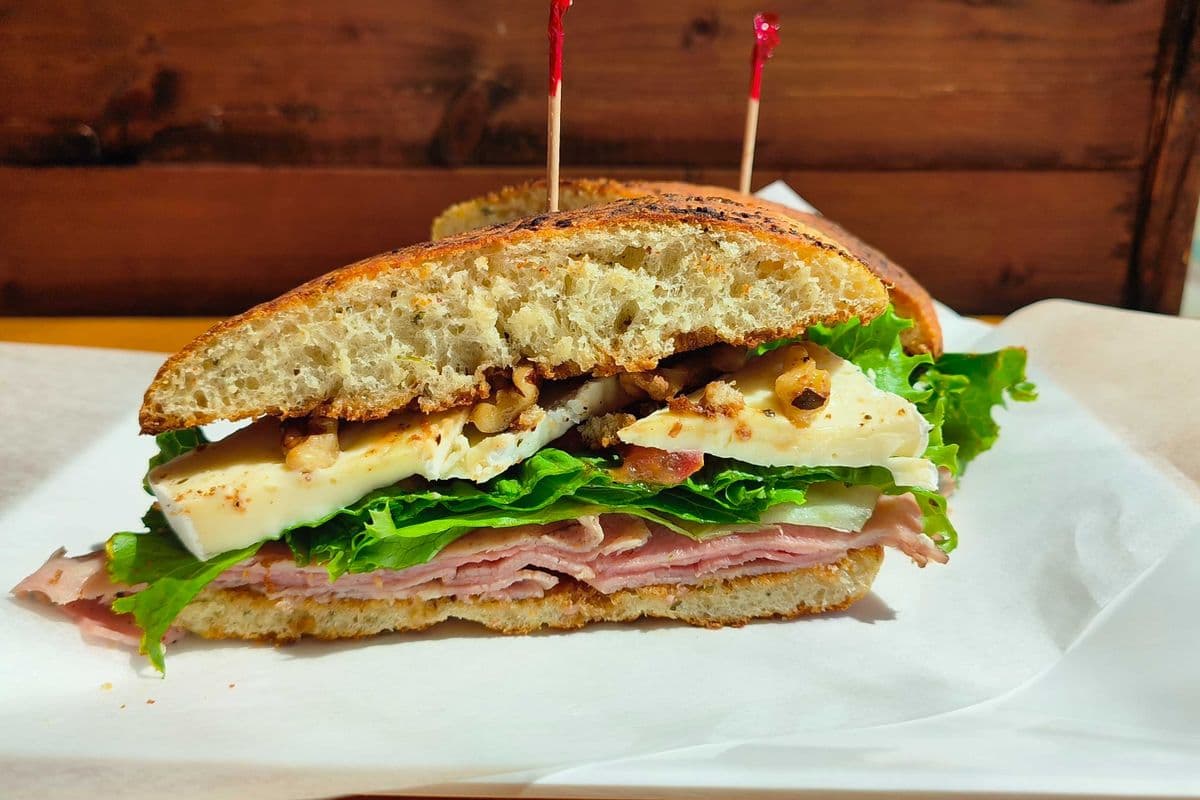 Brie Sandwich*contains walnuts