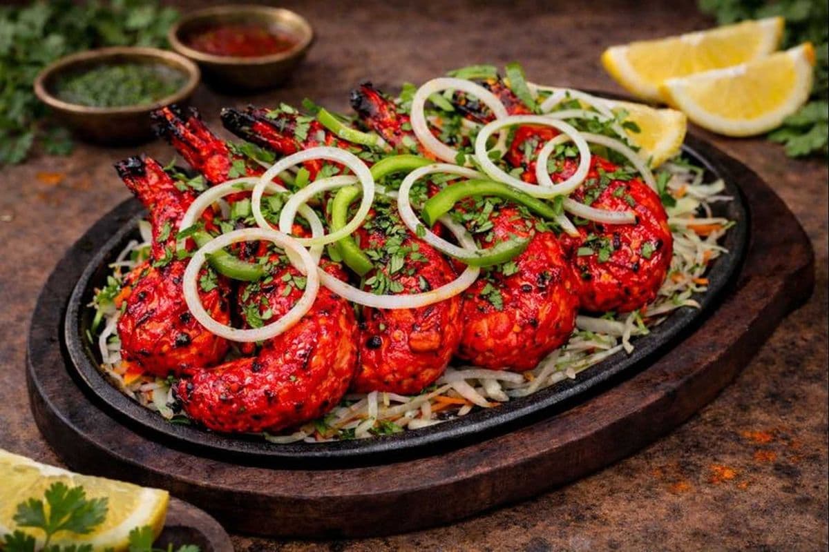 Tandoori Tiger Prawns (8 pcs)