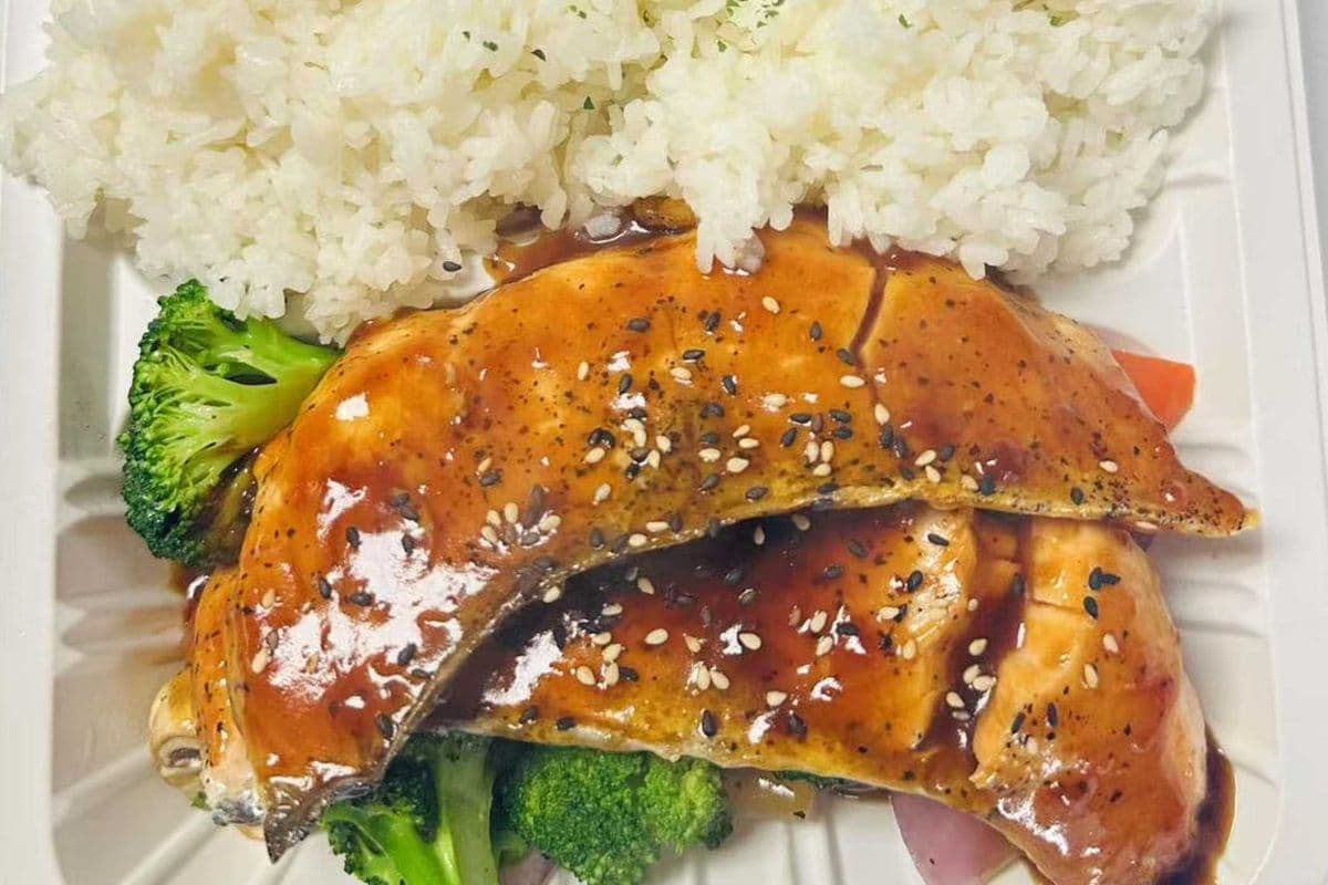 Salmon Teriyaki Dinner