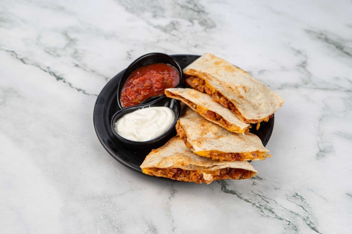 Spicy BBQ Chicken Quesadilla