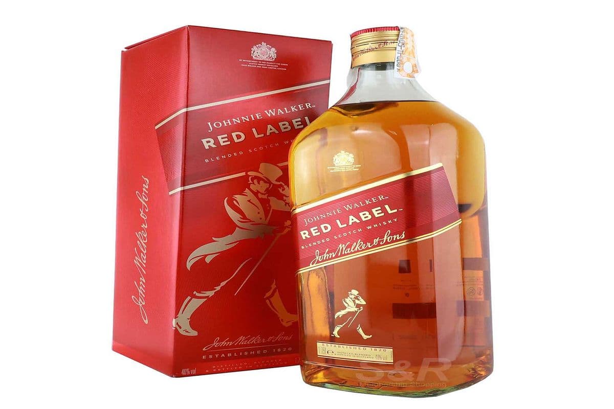JOHNNIE WALKER RED LABEL 1.75L (1 x 1.75L)