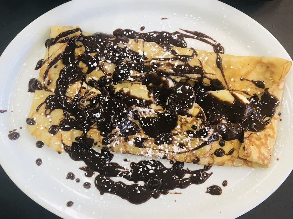 Crêpe choco-banane / Chocolate Banana Crepe