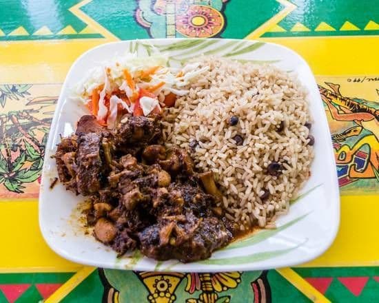 Jerk Chicken and Oxtail Combo