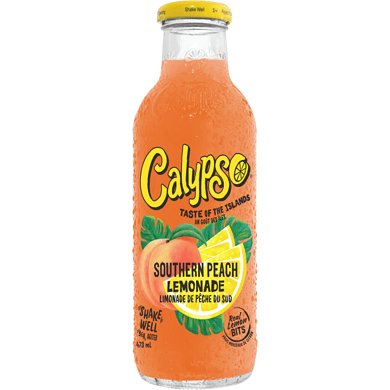 Calypso Limonade A La Peche 473ml / Calypso Lemonade Southern Peach 473ml