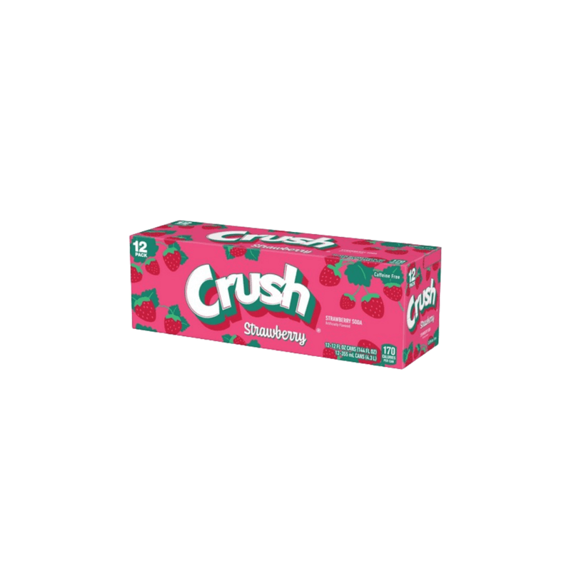 Crush Strawberry 12-Pack (355ml) - USA