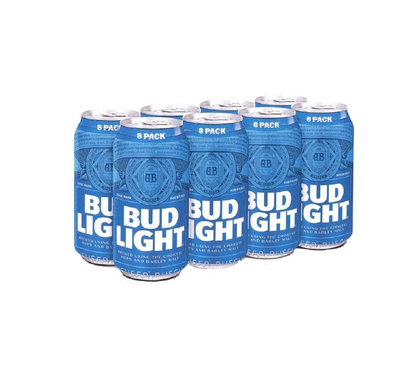 Bud Light (8 Pack) (1 x 355 ml Cans)