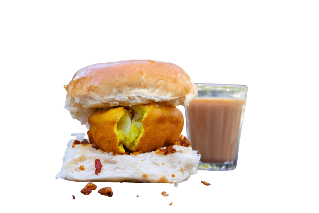 Vada Pav (Single) with Chai