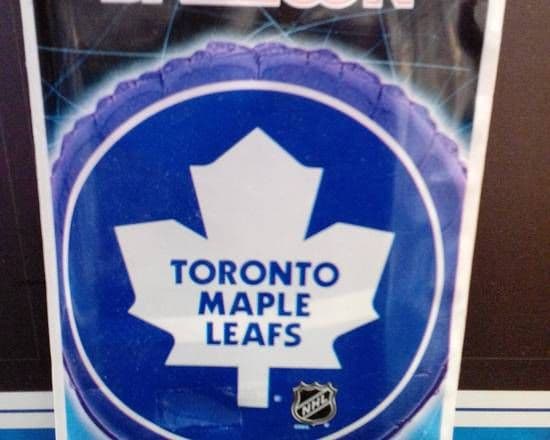 18" Round Foil Balloon - Toronto Maple Leafs (Blue)