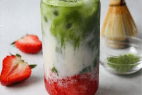 Strawberry Matcha *