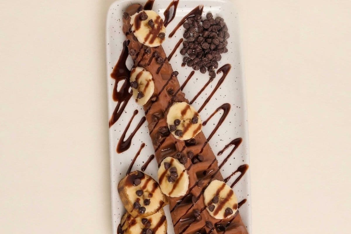 Banana Chocolate Chip waffle Stick