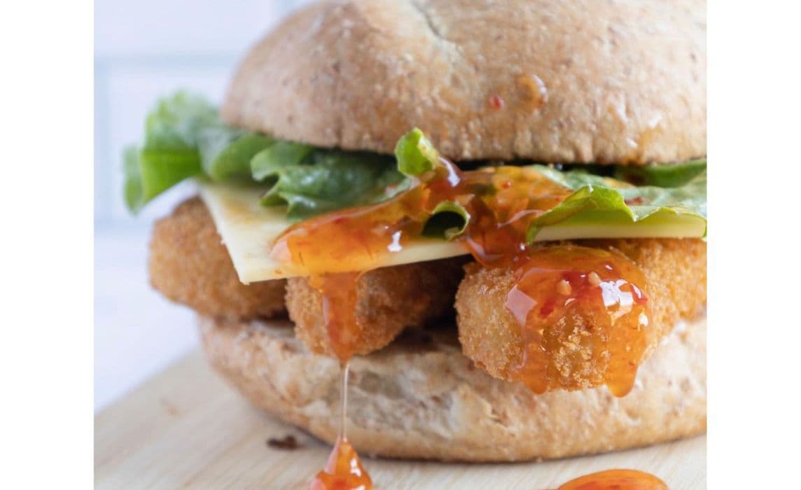 Szechuan Chili Crispy Chickun Burger
