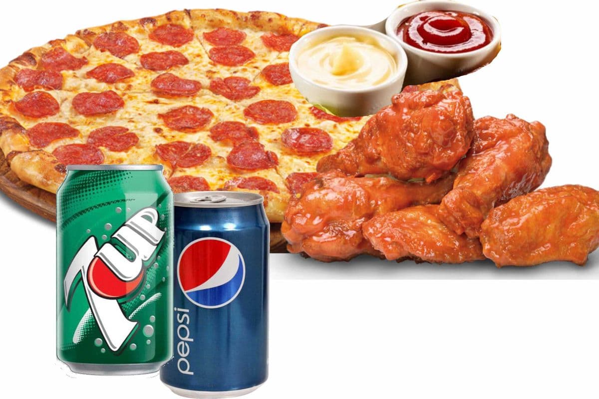 Medium Pizza and 10 Wings Combo