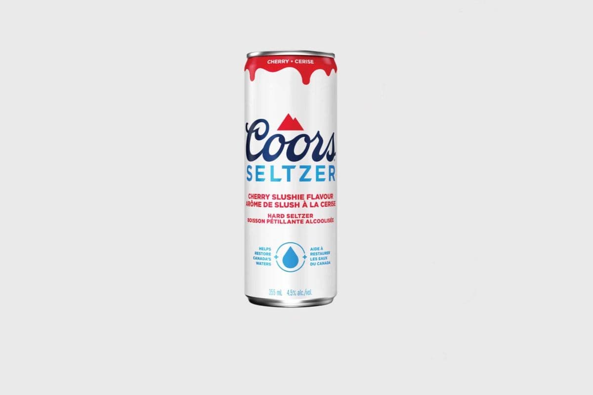 Coors Seltzer Cherry Slushie Flavour (1 x 473ml can)