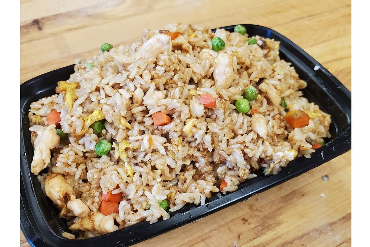 609-Riz frit au poulet 鸡炒饭