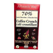 Artisan's Way 70% Dark Chocolate Coffee Crunch