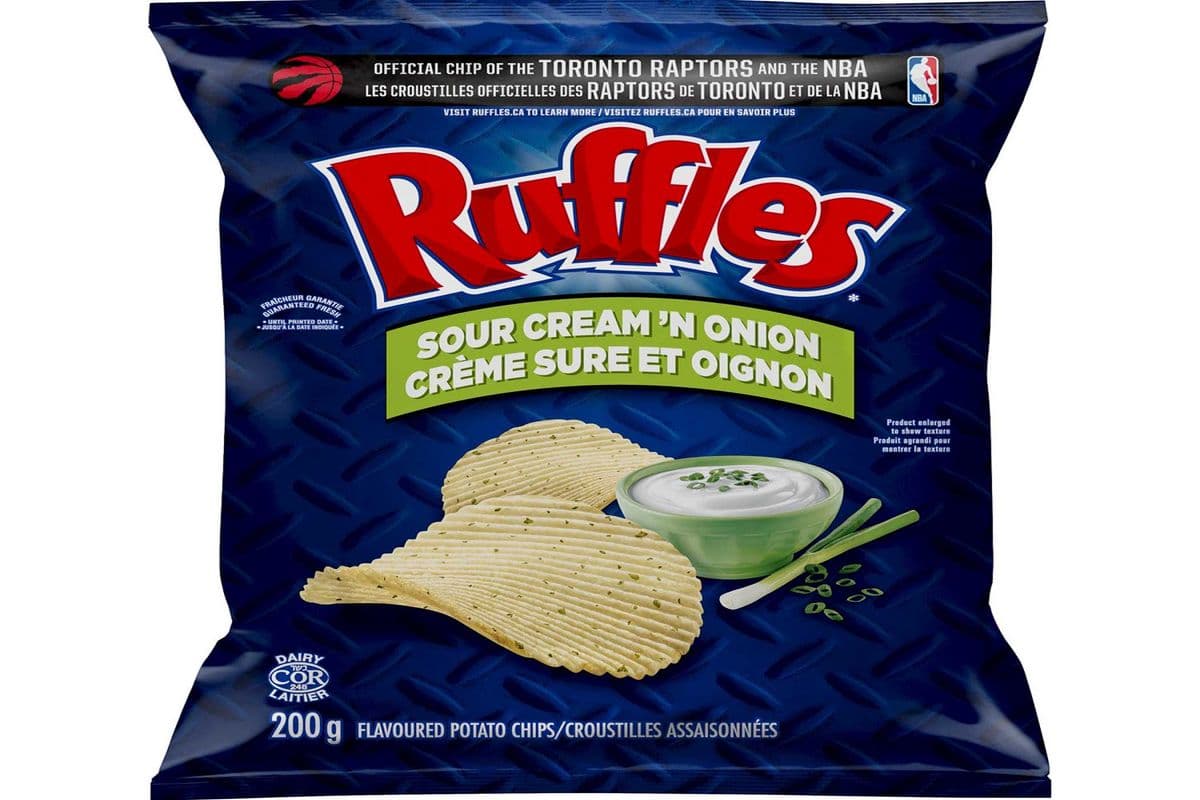 Frito Lay Ruffles Sour Cream & Onion (200g)