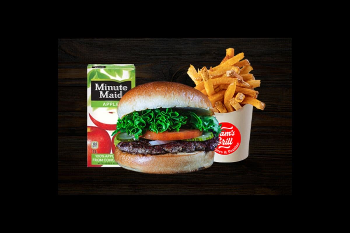Kids Classic Combo (Junior Burger Fries & Juice Box)