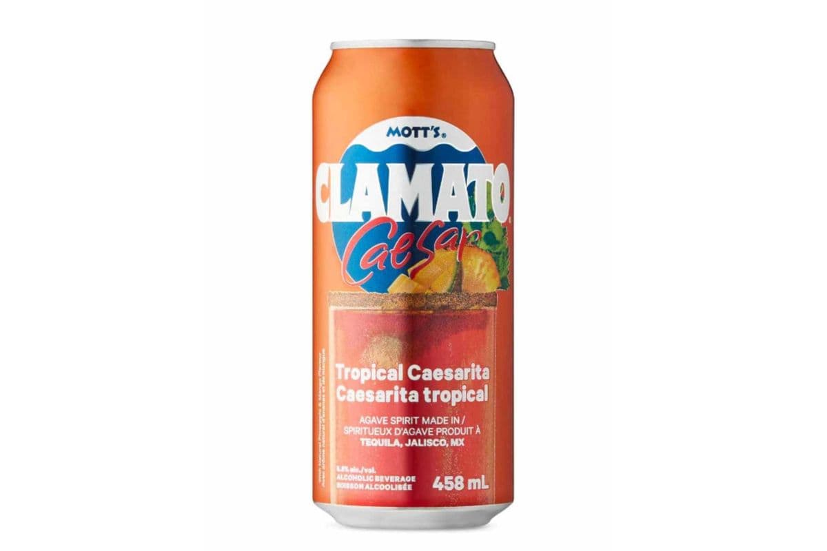 Mott's Clamato Tropical Caesarita Tequila (1 x 458 ml)