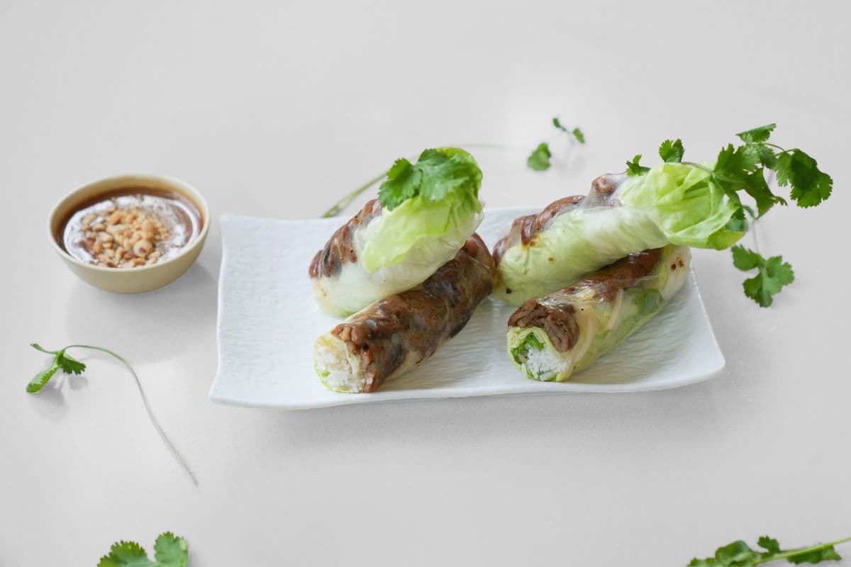 1. Vietnamese Spring Rolls - Cha Gio Thit Hay Chay (2 pcs)