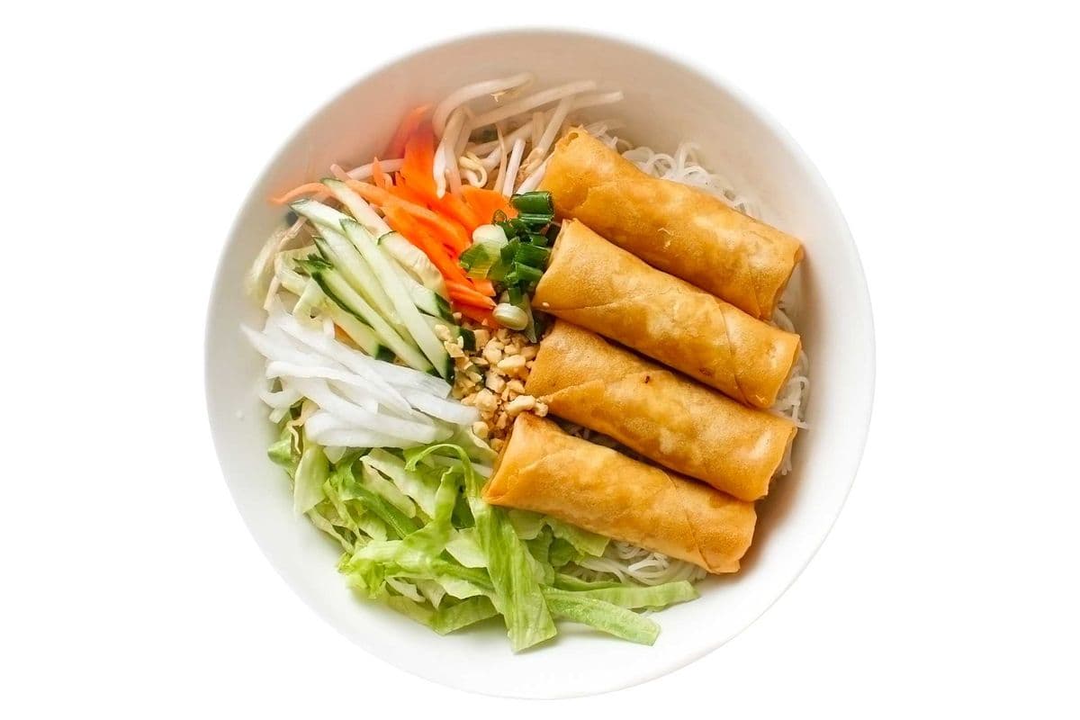 V6. Vegetarian Spring Rolls Vermicelli