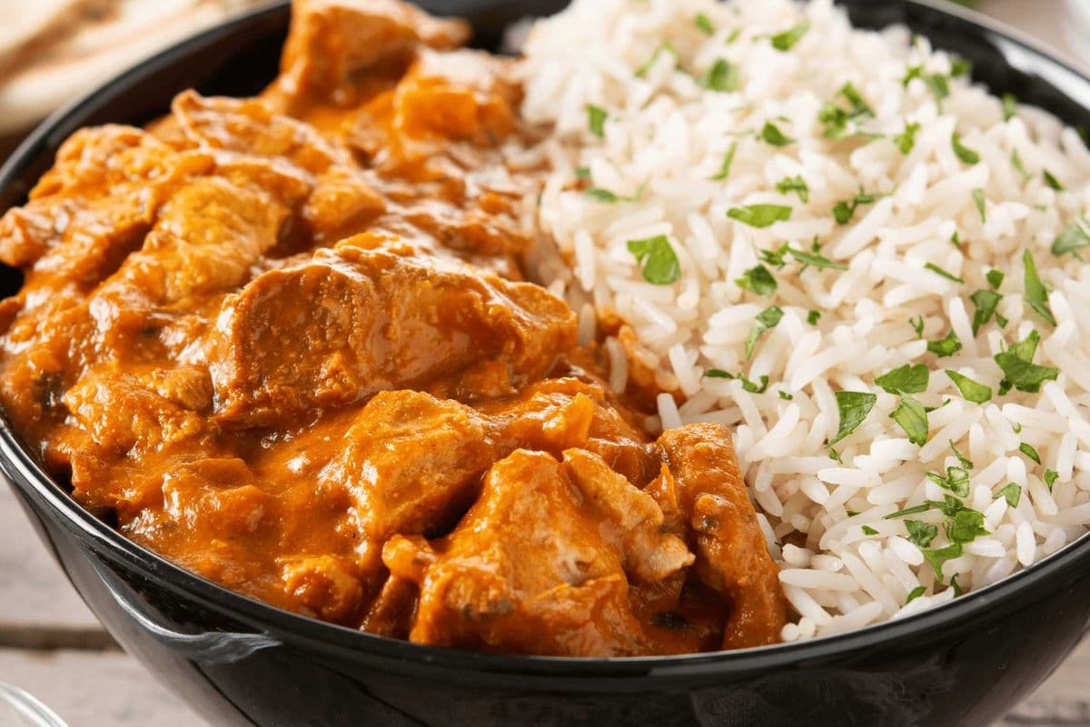 Chicken Tikka Masala And Masala Rice Bowl