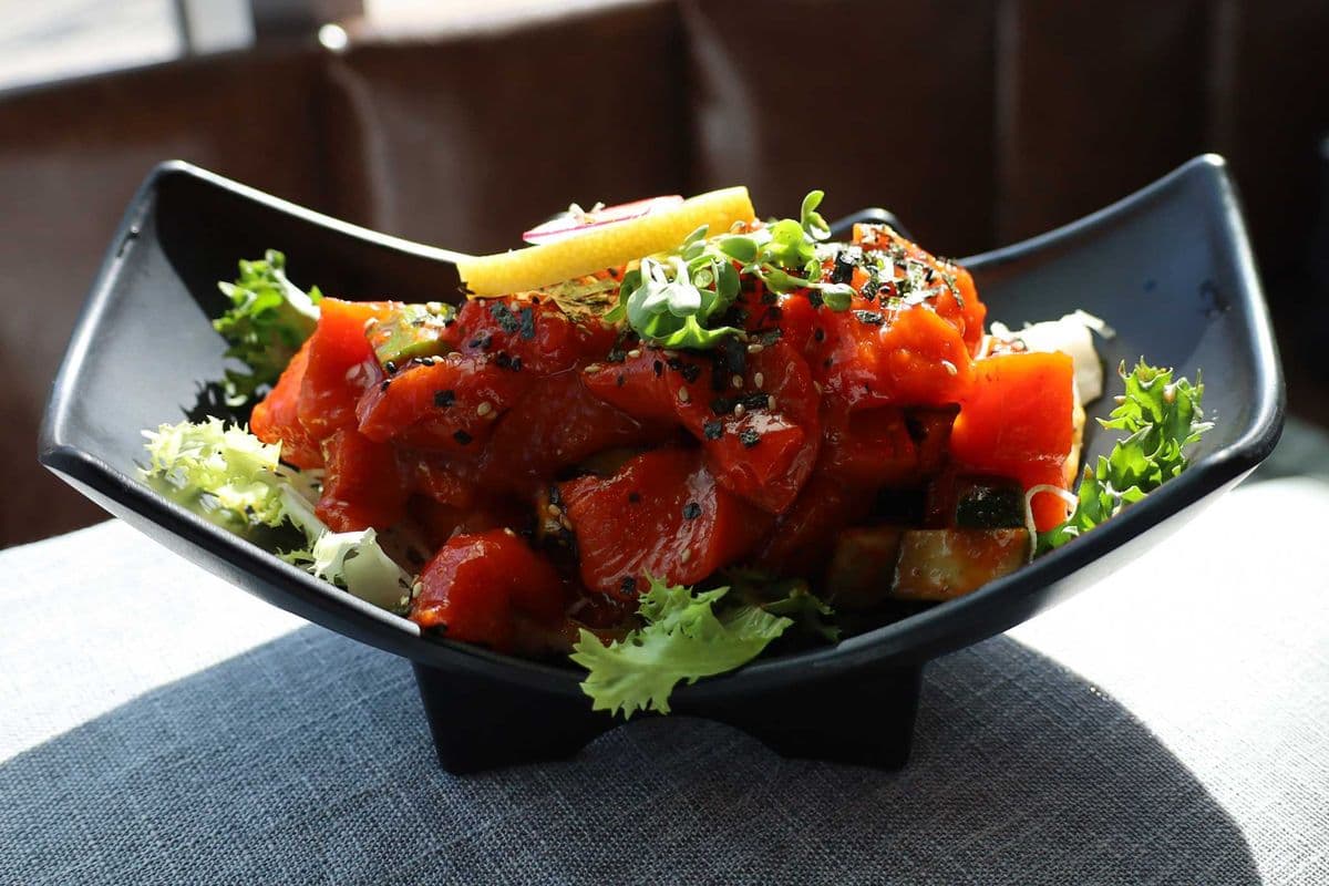 Spicy Wild Salmon Sashimi