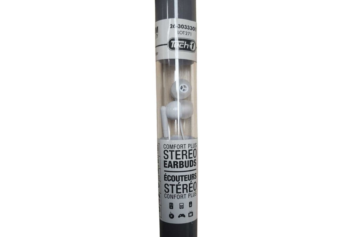 Tech 1 Comfort Plus Stereo Earbuds