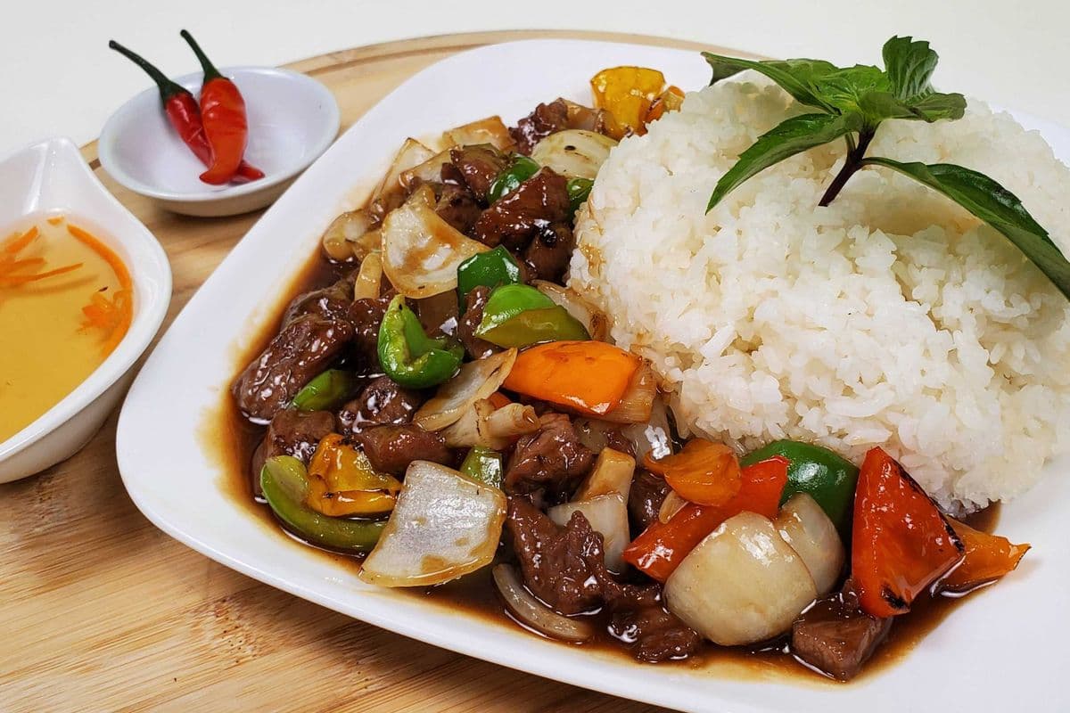 Bo Luc Lac “Shaking Beef” Rice