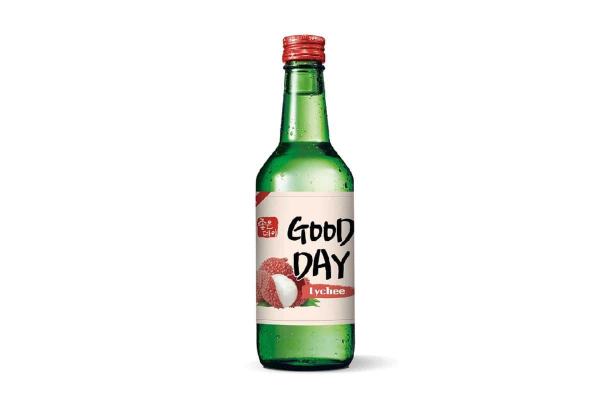 Good Day Soju Lychee (360 ml Bottle) (1 x 360 ml)