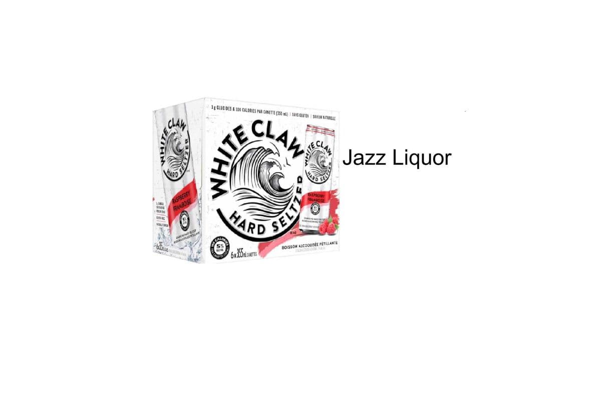 WHITE CLAW RASPBERRY 6 CANS (1 x 6 CANS )