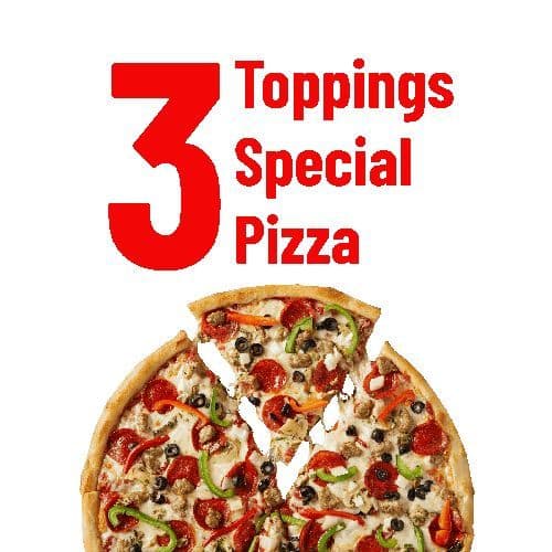 Medium Pizza (3 Toppings)