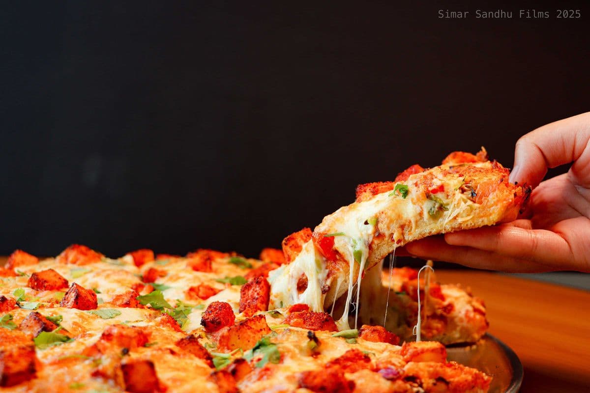 Spicy Paneer Tikka Masala Pizza
