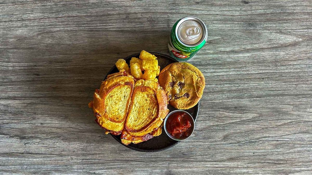 BBQ Chicken Grilled Cheese Combo