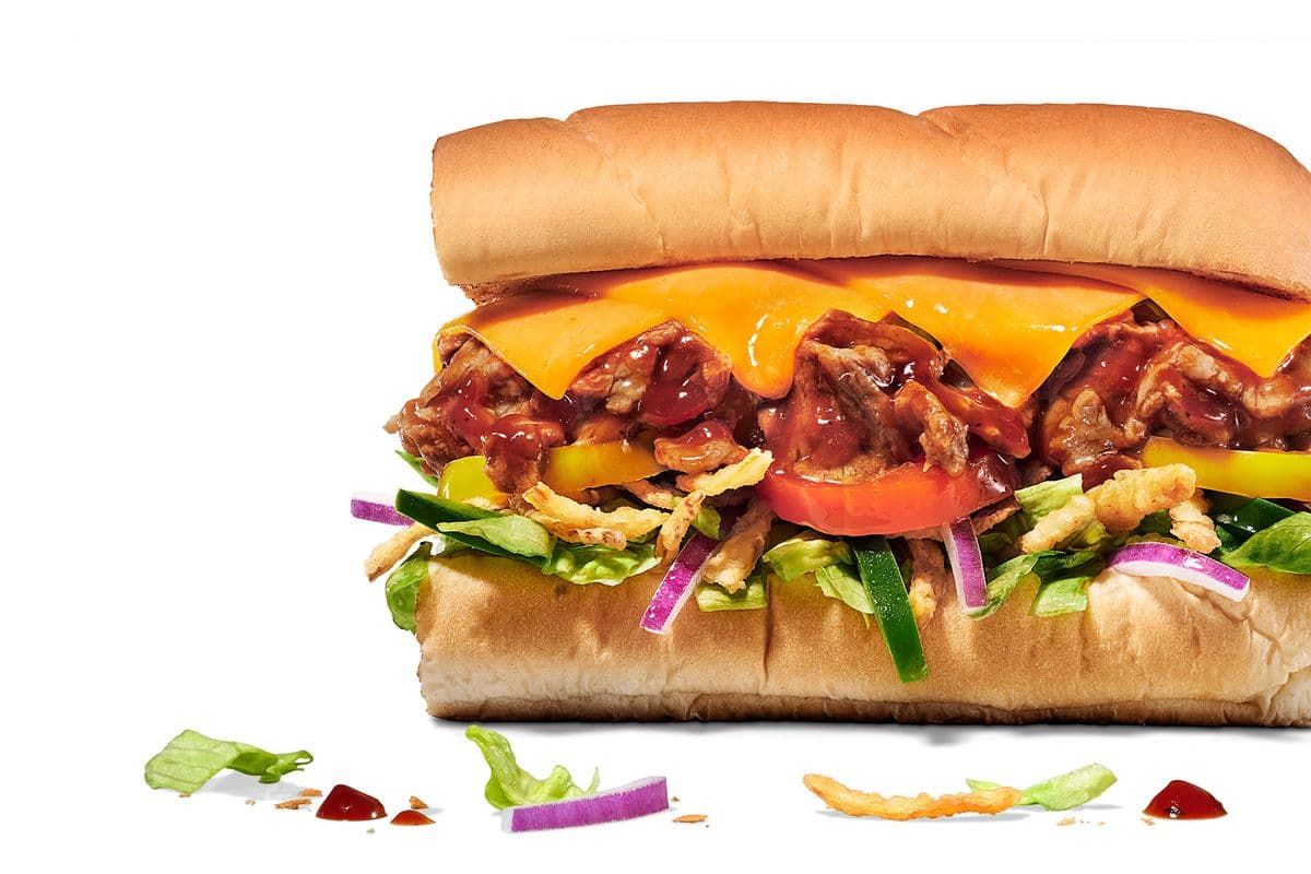 Bourbon BBQ Steak & Cheddar (Footlong)
