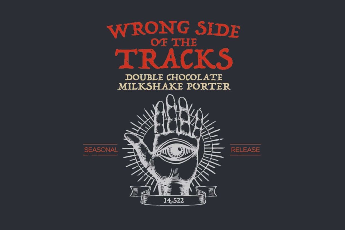 Wrong Side Of The Tracks Double Chocolate Milkshake Porter Growler (1 x 1.89L)