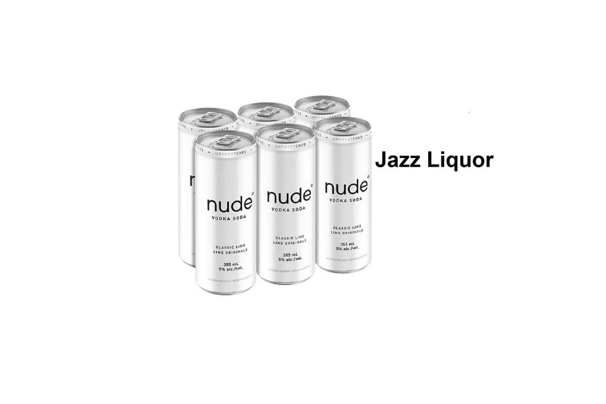NUDE VODKA SODA CLASSIC LIME 6 CANS (1 x 6x355ML)